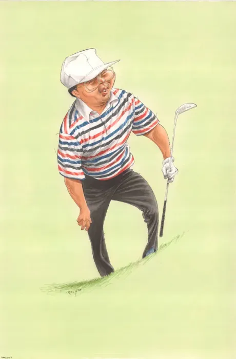 Framed Print : Tommy Nakajima - Japanese golfer Framed Print : Tommy Nakajima - Japanese golfer