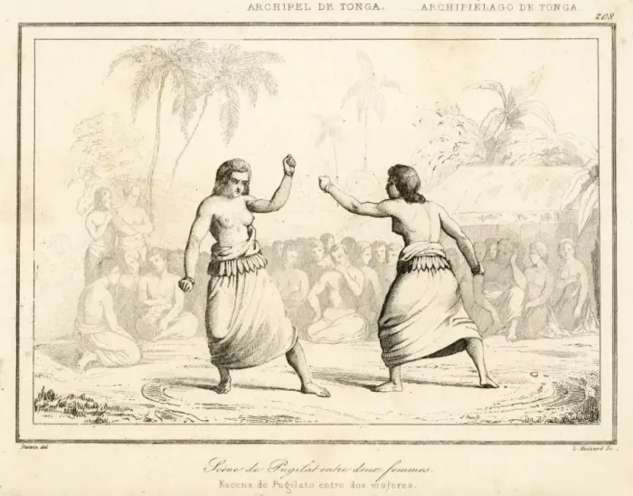 Framed Print : Tongan Women Box C1830 Framed Print : Tongan Women Box C1830