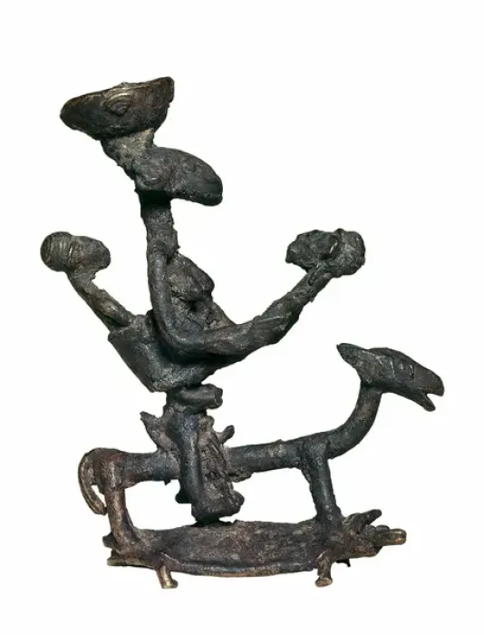 Framed Print : Tool to weigh gold dust. Art from Baule (Baoul驅 Framed Print : Tool to weigh gold dust. Art from Baule (Baoul驅