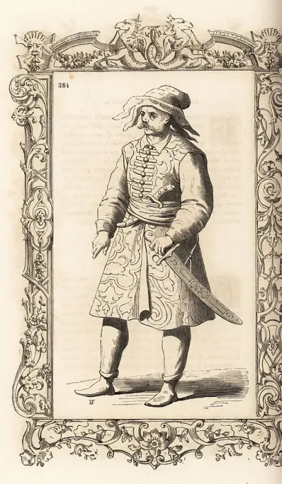 Framed Print : Topçu gunner of the Ottoman Empire, 16th century Framed Print : Topçu gunner of the Ottoman Empire, 16th century