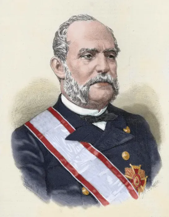 Framed Print : Topete y Carballo, Juan Bautista (1821- 1885). Spanish naval Framed Print : Topete y Carballo, Juan Bautista (1821- 1885). Spanish naval