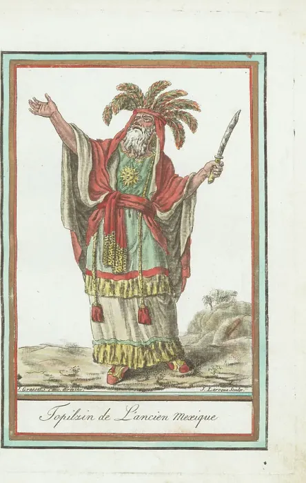 Framed Print : Topiltzin or high priest of the ancient Aztec people Framed Print : Topiltzin or high priest of the ancient Aztec people