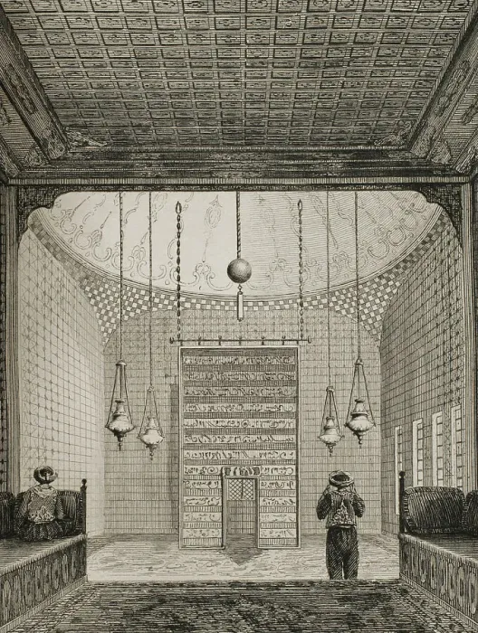 Framed Print : Topkapi Palace. Chapel of the relics of the Prophet