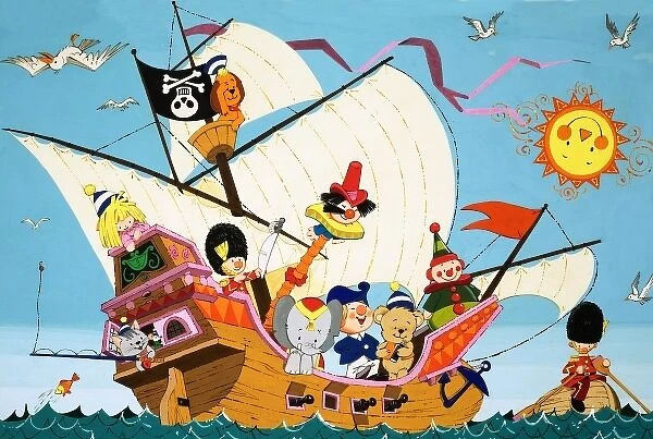 Topsy Turvy Pirate Ship