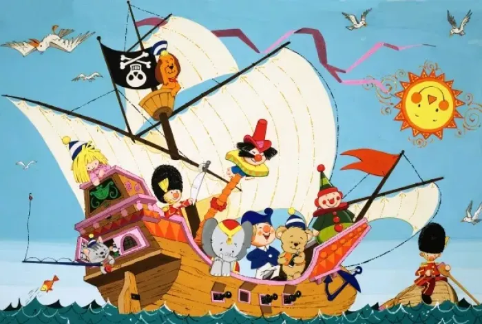 Framed Print : Topsy Turvy Pirate Ship Framed Print : Topsy Turvy Pirate Ship
