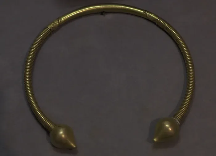Framed Print : Torc of Orbellido. Gold. 1st century AD. Vimianzo, Spain Framed Print : Torc of Orbellido. Gold. 1st century AD. Vimianzo, Spain