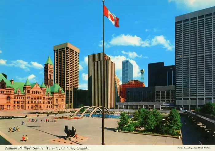 Framed Print : Toronto, Ontario, Canada - Nathan Phillips Square Framed Print : Toronto, Ontario, Canada - Nathan Phillips Square