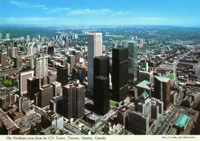 Framed Print : Toronto, Ontario, Canada - Northeast View from the CN Tower Framed Print : Toronto, Ontario, Canada - Northeast View from the CN Tower
