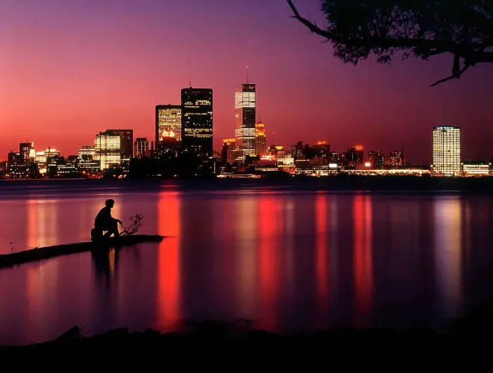 Framed Print : Toronto, Ontario, Canada - The Skyline Illuminated Framed Print : Toronto, Ontario, Canada - The Skyline Illuminated