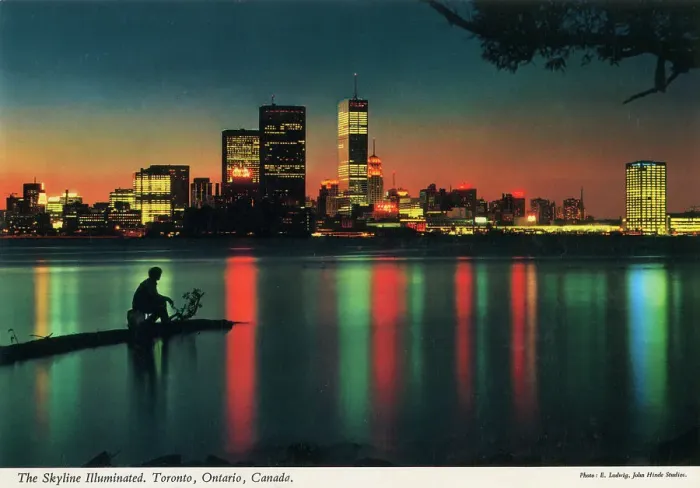 Framed Print : Toronto, Ontario, Canada - The Skyline Illuminated Framed Print : Toronto, Ontario, Canada - The Skyline Illuminated