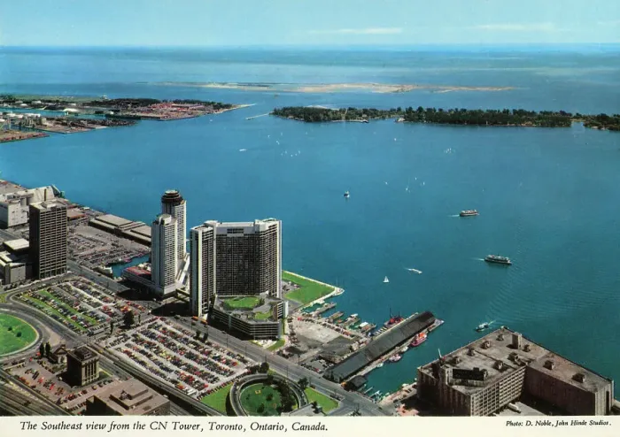 Framed Print : Toronto, Ontario, Canada - Southeast View from the CN Tower Framed Print : Toronto, Ontario, Canada - Southeast View from the CN Tower