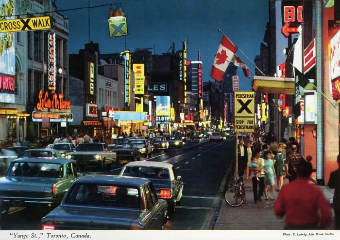 Framed Print : Toronto, Ontario, Canada - Yonge Street Framed Print : Toronto, Ontario, Canada - Yonge Street