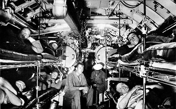 Torpedo Room of a U-boat, pre-Second World War