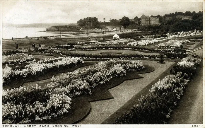 Framed Print : Torquay, Devon - Abbey Park, looking west Framed Print : Torquay, Devon - Abbey Park, looking west