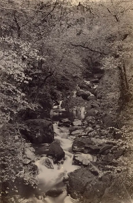 Framed Print : Torrent Walk, Dolgellau, North Wales Date: circa 1889 Framed Print : Torrent Walk, Dolgellau, North Wales Date: circa 1889