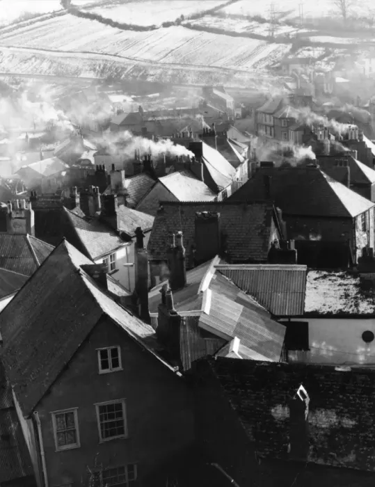 Framed Print : Totnes Rooftops Framed Print : Totnes Rooftops