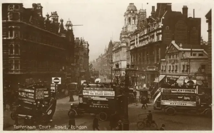 Framed Print : Tottenham Court Road, London Framed Print : Tottenham Court Road, London