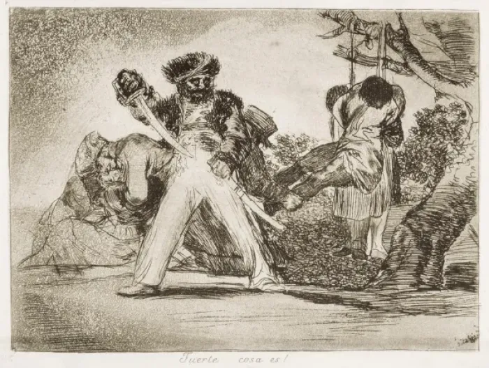 Framed Print : A tough one, this! Plate 31 of The Disasters of War Framed Print : A tough one, this! Plate 31 of The Disasters of War