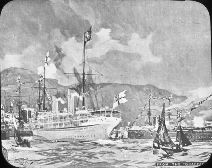 Framed Print : Tour of the Colonies - Gibraltar Arrival Framed Print : Tour of the Colonies - Gibraltar Arrival