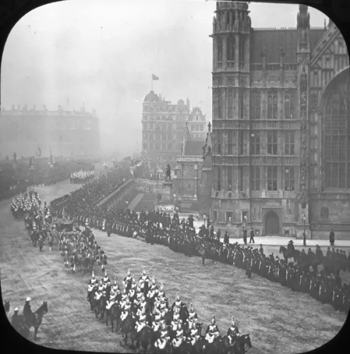 Framed Print : Tour of the Colonies - Royal Procession Framed Print : Tour of the Colonies - Royal Procession