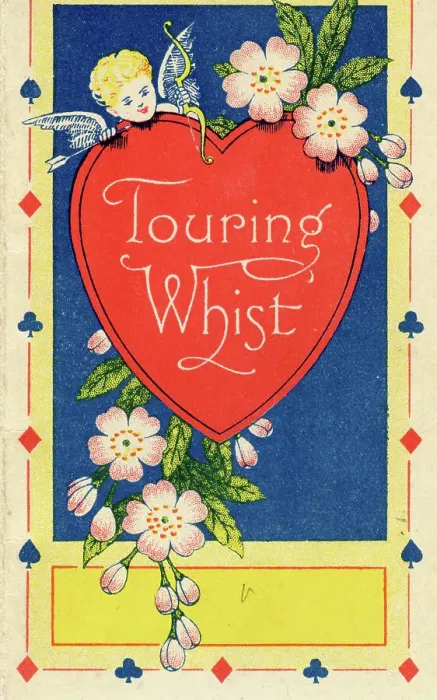 Framed Print : Touring Whist Game Playing Cards Card Scorecard Framed Print : Touring Whist Game Playing Cards Card Scorecard