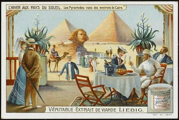 Tourists at the Pyramids