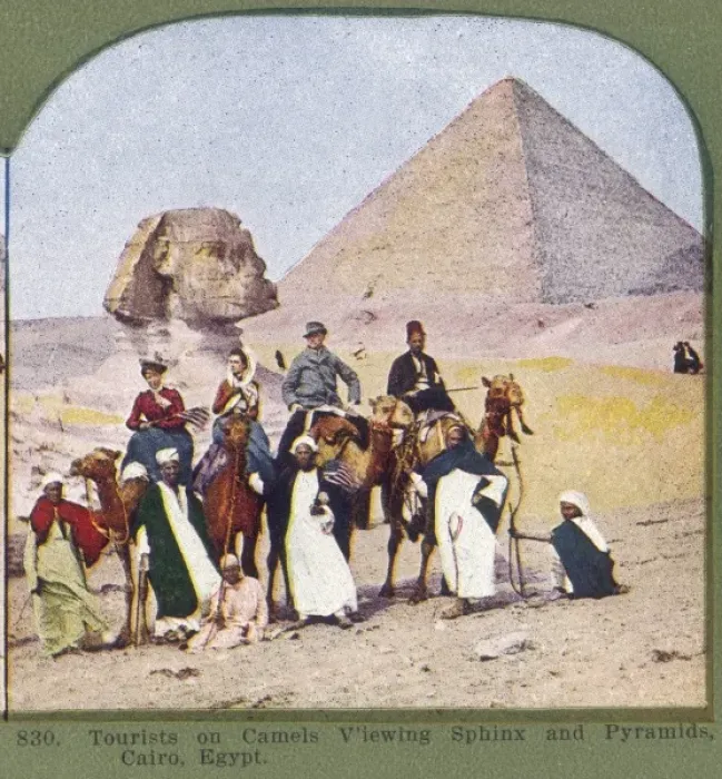 Framed Print : Tourists at the Pyramids Framed Print : Tourists at the Pyramids