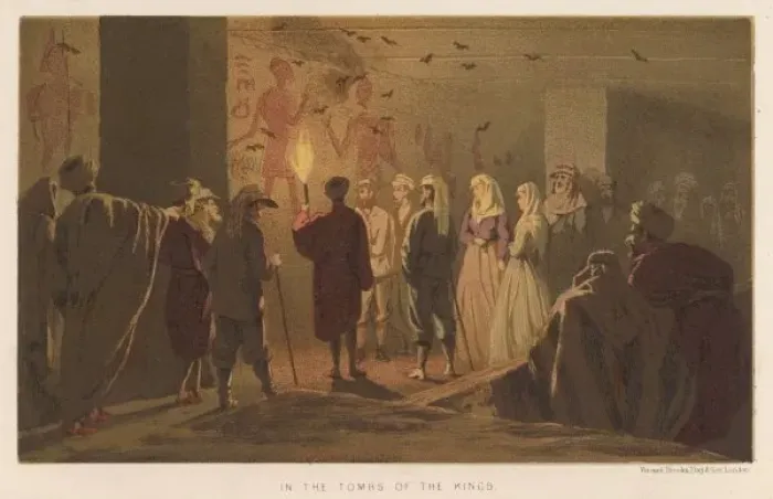 Framed Print : Tourists / Tomb of Kings Framed Print : Tourists / Tomb of Kings