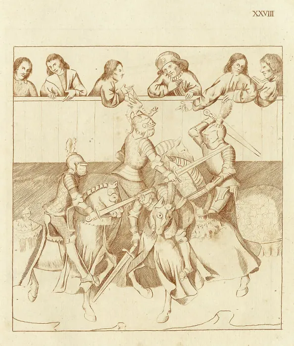 Framed Print : Tournament scene Framed Print : Tournament scene