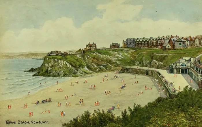 Framed Print : Towan Beach, Newquay, Cornwall Framed Print : Towan Beach, Newquay, Cornwall