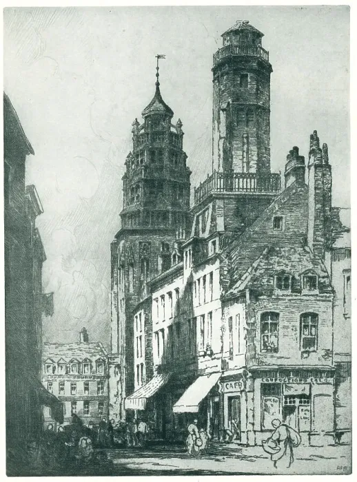 Framed Print : Tower Of Calais Framed Print : Tower Of Calais