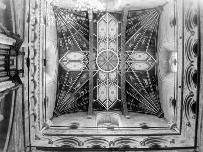 Framed Print : Tower ceiling, St Davids Cathedral, South Wales Framed Print : Tower ceiling, St Davids Cathedral, South Wales