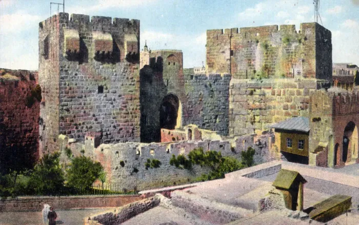 Framed Print : The Tower of David - Jerusalem, Israel Date: circa 1910s Framed Print : The Tower of David - Jerusalem, Israel Date: circa 1910s