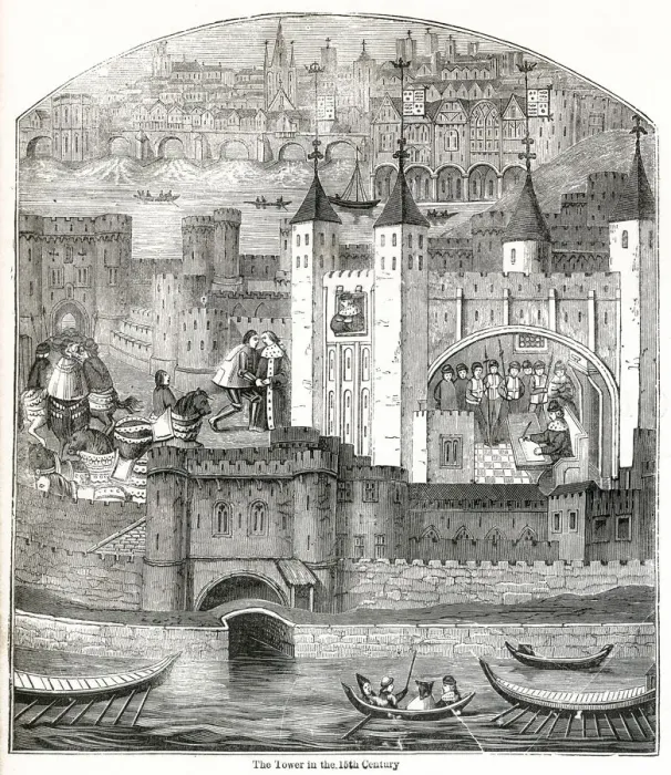 Framed Print : Tower of London 1415 Framed Print : Tower of London 1415