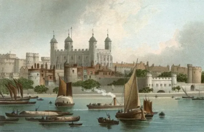 Framed Print : Tower of London / Chromo Framed Print : Tower of London / Chromo
