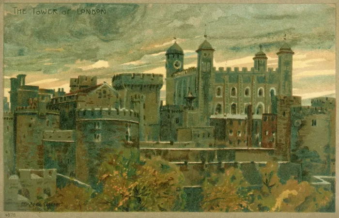 Framed Print : The Tower of London - a historic citadel and castle on the north bank of the River Thames. Date: circa 1907 Framed Print : The Tower of London - a historic citadel and castle on the north bank of the River Thames. Date: circa 1907