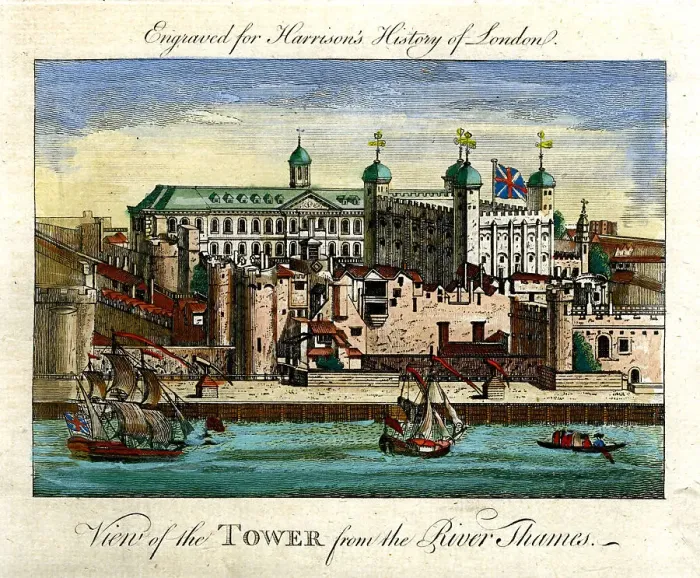 Framed Print : Tower of London From Thames Framed Print : Tower of London From Thames