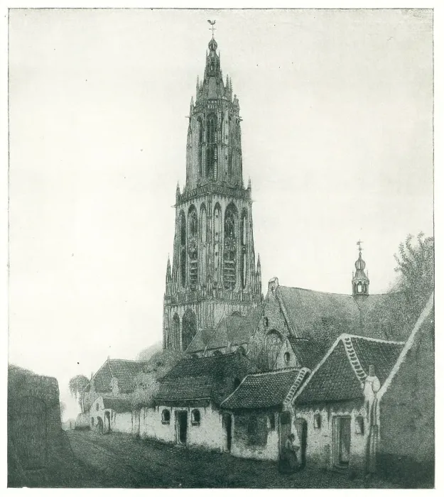 Framed Print : Tower At Rhenen, Holland Framed Print : Tower At Rhenen, Holland