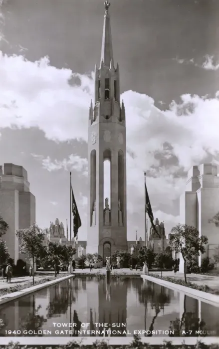 Framed Print : Tower of the Sun - 1940 Golden Gate International Exposition Framed Print : Tower of the Sun - 1940 Golden Gate International Exposition