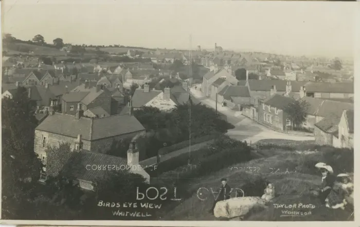 Framed Print : The Town, Whitwell, Worksop, Mansfield, Derbyshire, England
