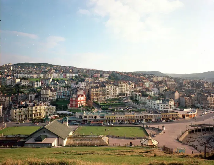 Framed Print : Town from the Capstone, Ilfracombe Framed Print : Town from the Capstone, Ilfracombe