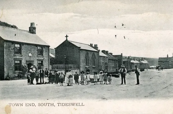 Framed Print : Town End - South, Tideswell, Derbyshire Framed Print : Town End - South, Tideswell, Derbyshire