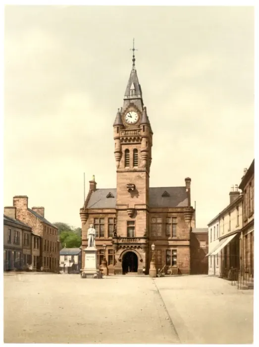 Framed Print : Town Hall, Annan, Scotland Framed Print : Town Hall, Annan, Scotland
