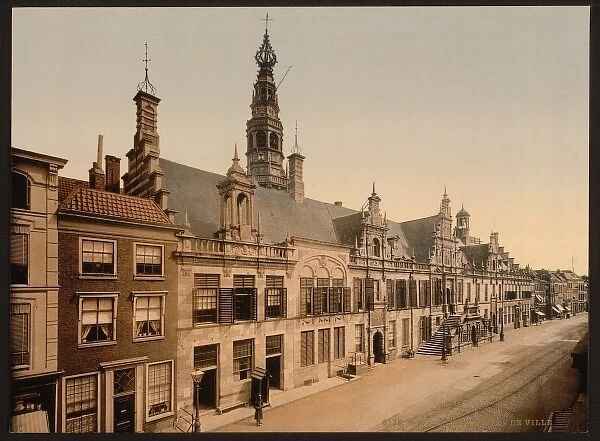 The town hall, Leyden, (i. e. Leiden) Holland