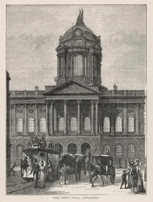 Framed Print : Town Hall, Liverpool Framed Print : Town Hall, Liverpool