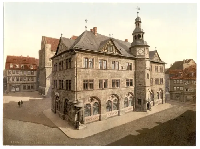 Framed Print : Town hall, Nordhausen, Thuringia, Germany Framed Print : Town hall, Nordhausen, Thuringia, Germany