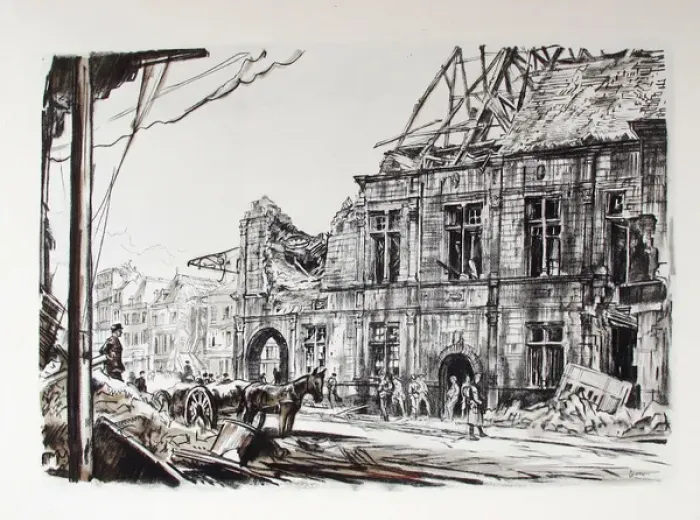 Framed Print : The Town Hall of P鲯nne Framed Print : The Town Hall of P鲯nne