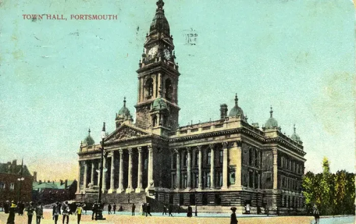 Framed Print : Town Hall, Portsmouth, Hampshire Framed Print : Town Hall, Portsmouth, Hampshire