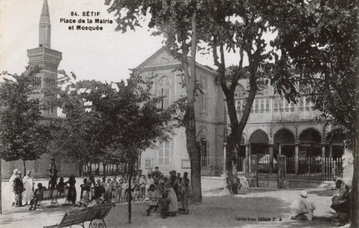 Framed Print : Town Hall Square and Mosque, Setif, Algeria Framed Print : Town Hall Square and Mosque, Setif, Algeria