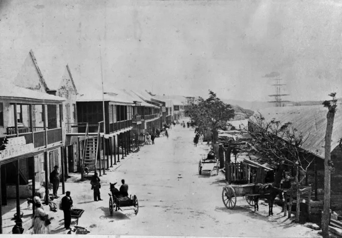 Framed Print : The town of Hamilton, Bermuda 1873 Framed Print : The town of Hamilton, Bermuda 1873